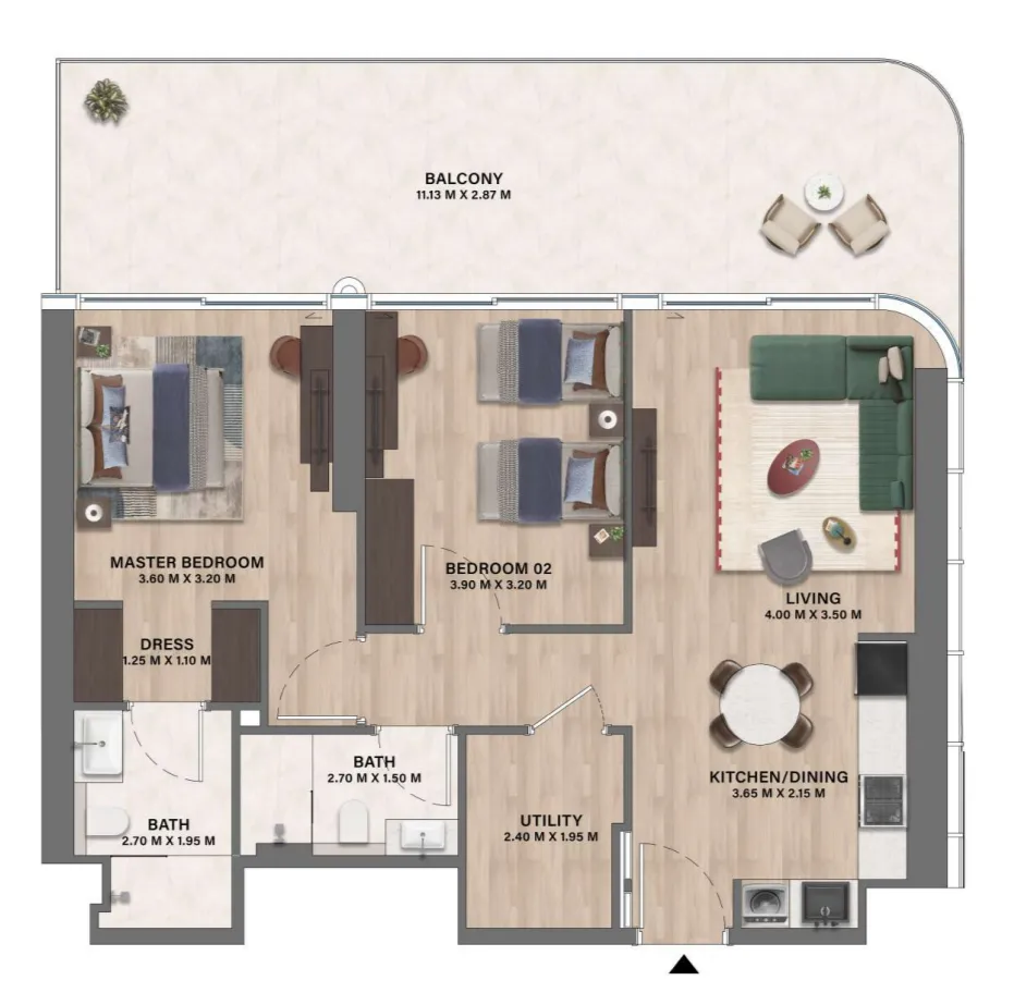 CITYVIEW Velos Residence floor plan