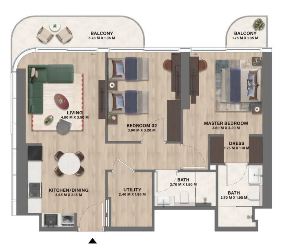 CITYVIEW Velos Residence floor plan