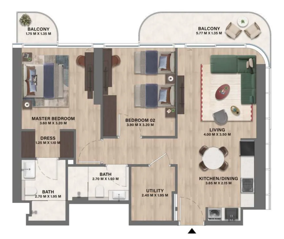 CITYVIEW Velos Residence floor plan