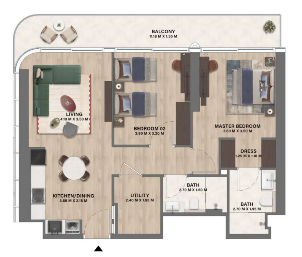 CITYVIEW Velos Residence floor plan