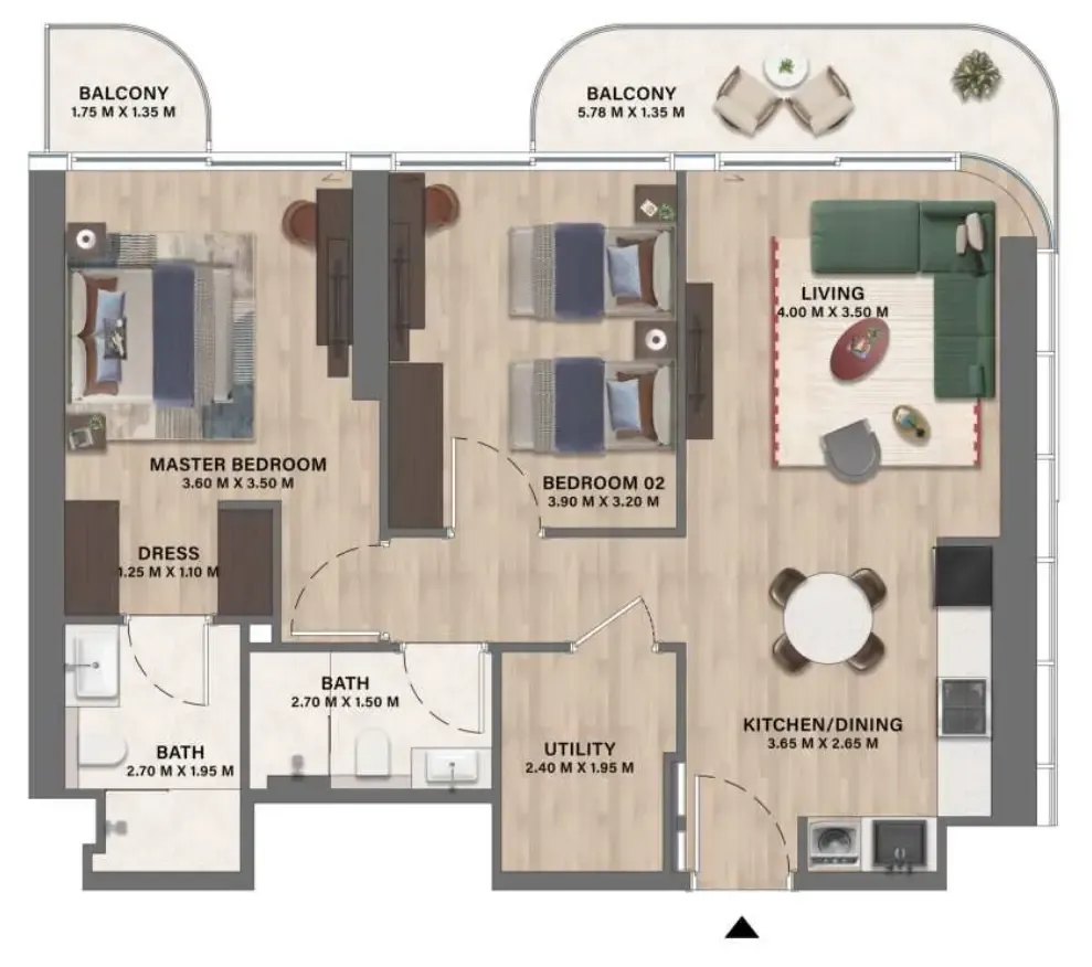 CITYVIEW Velos Residence floor plan