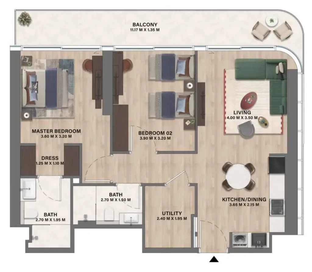 CITYVIEW Velos Residence floor plan