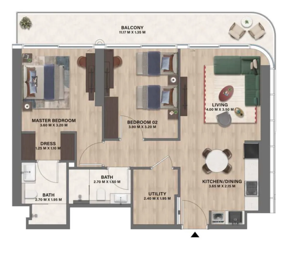 CITYVIEW Velos Residence floor plan