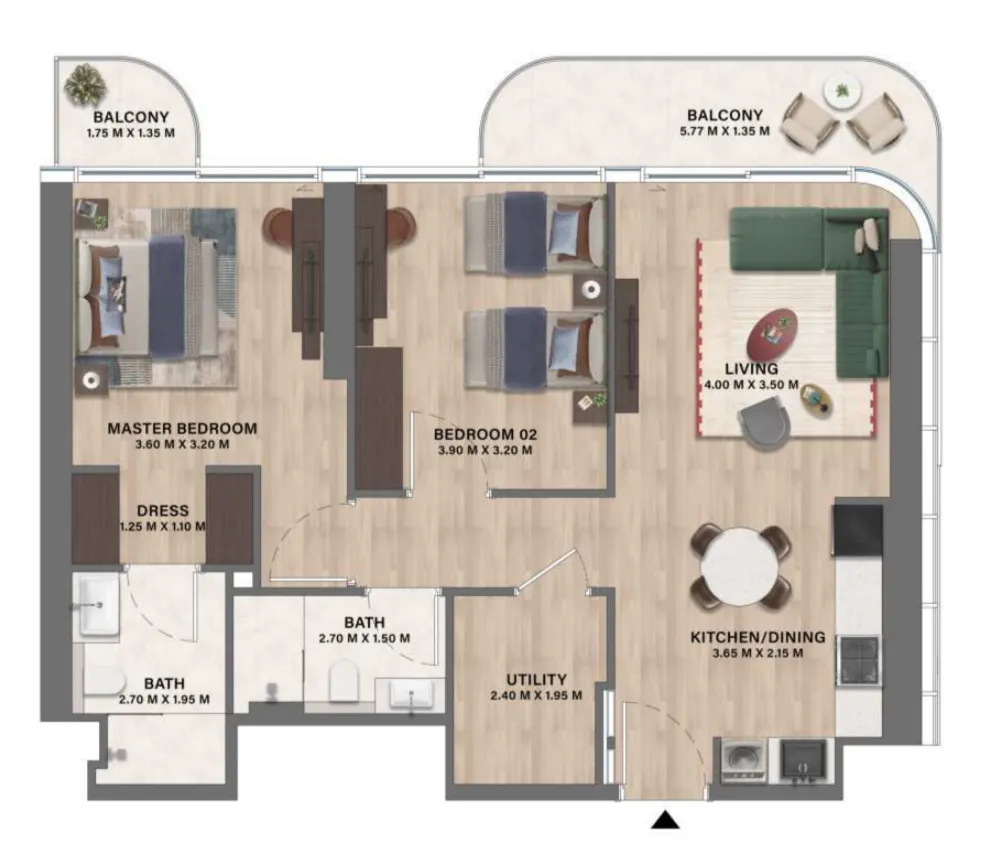 CITYVIEW Velos Residence floor plan