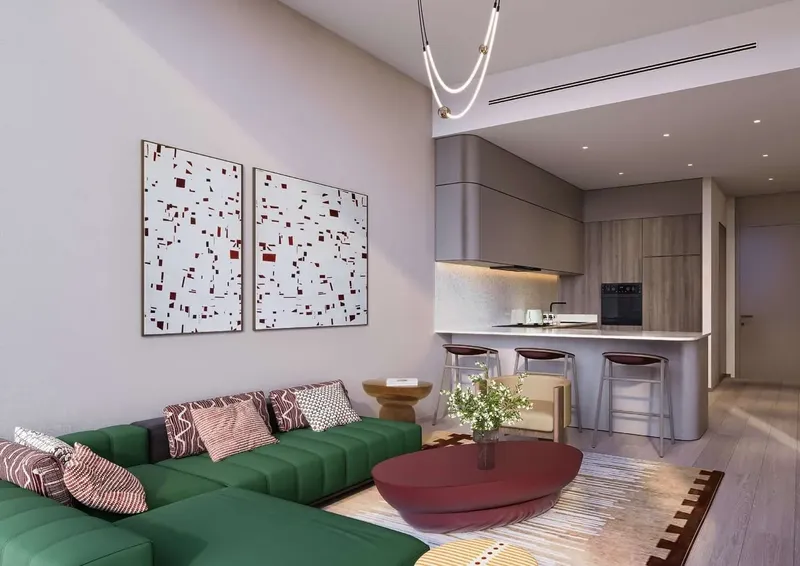 Interior at Velos Residence in Dubai Motor City Dubai