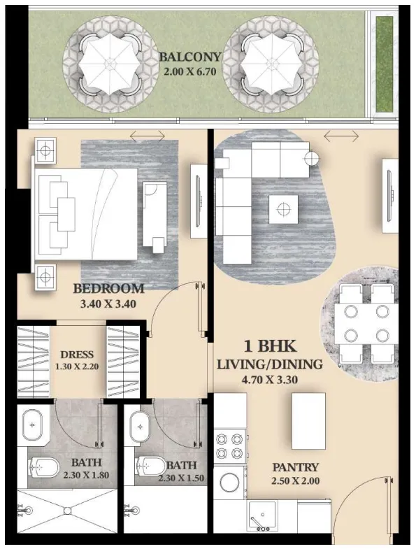 Zedor Developments Ventana Residences floor plan