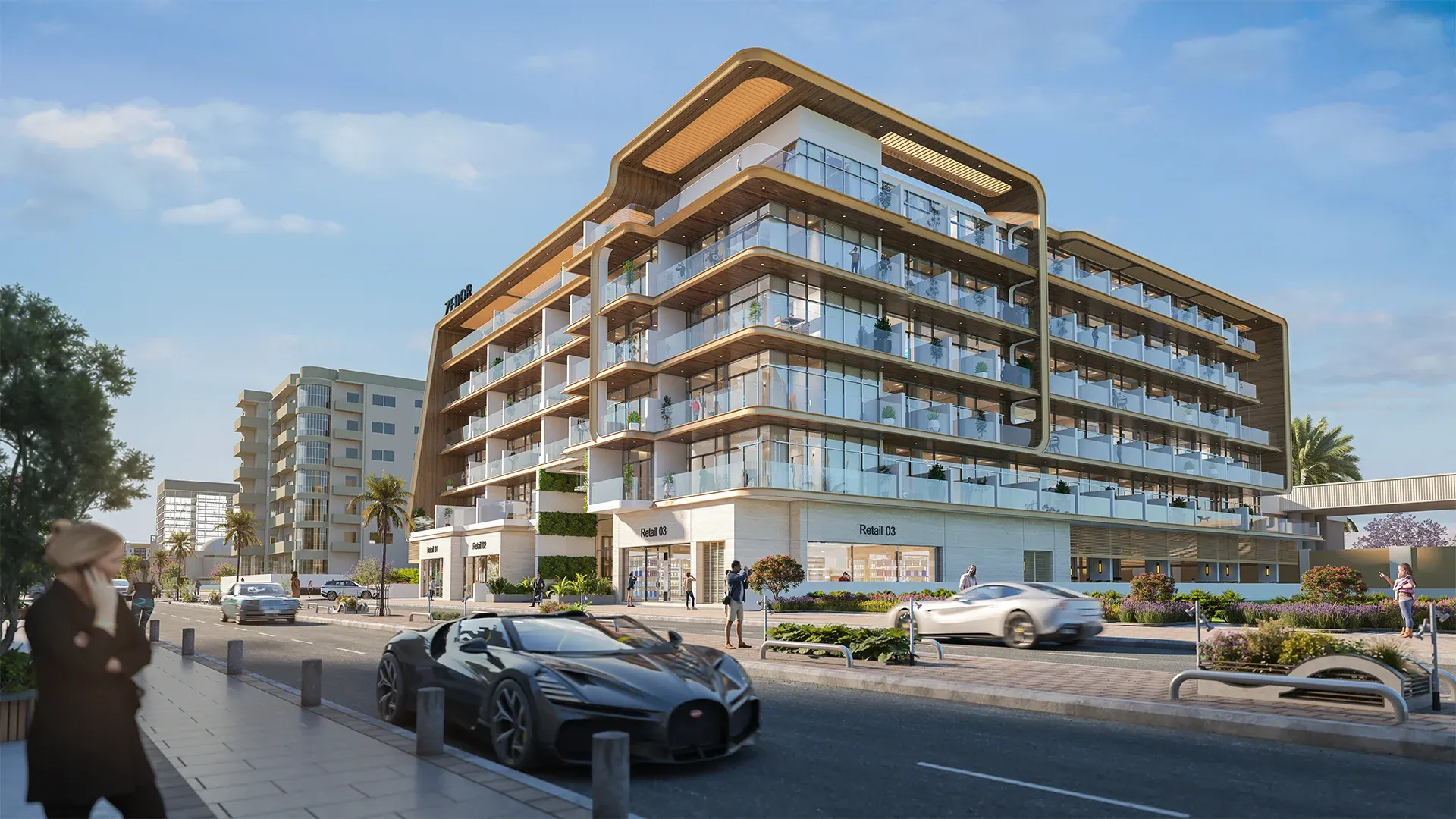 Exterior at Ventana Residences in Dubai International City Dubai
