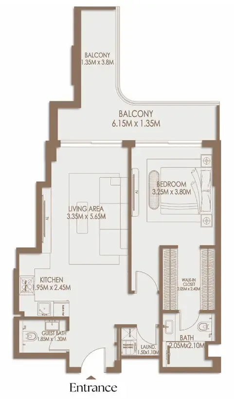Gutti Development Veona by Gutti floor plan