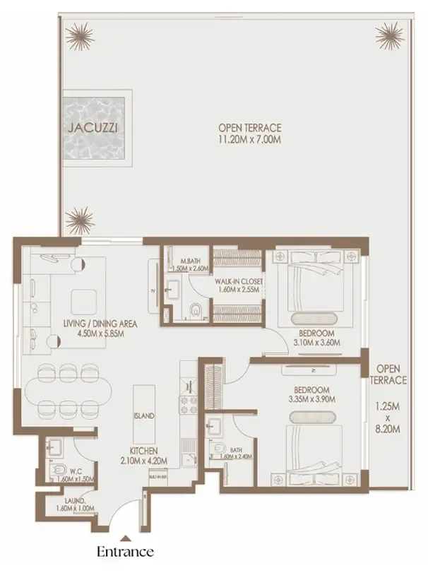 Gutti Development Veona by Gutti floor plan