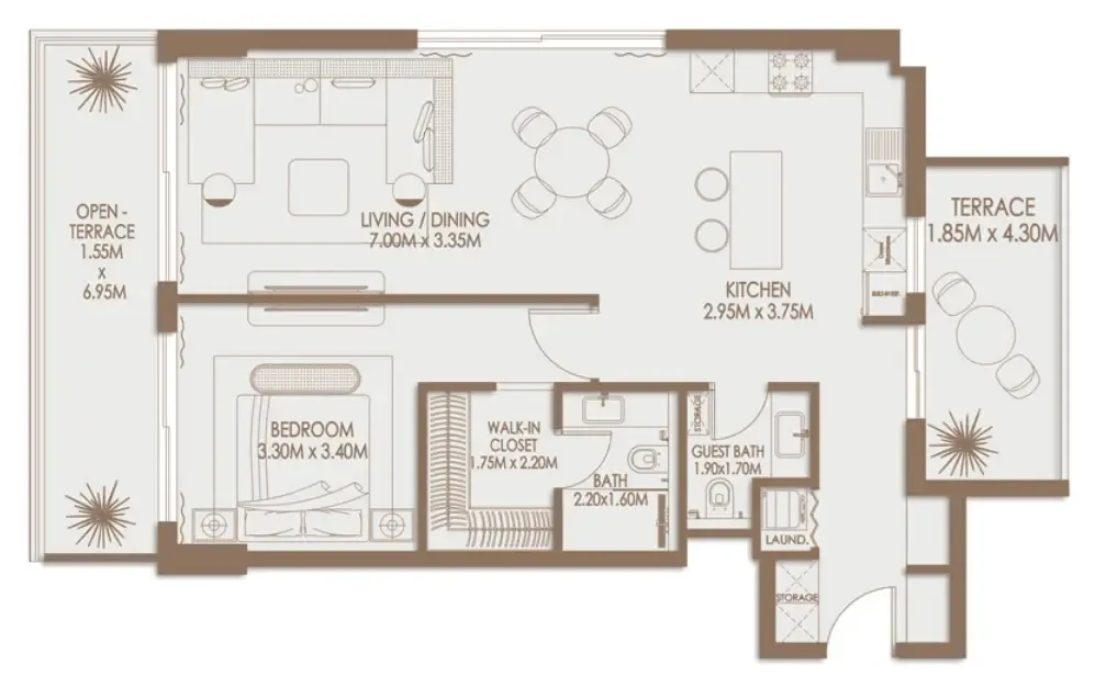Gutti Development Veona by Gutti floor plan