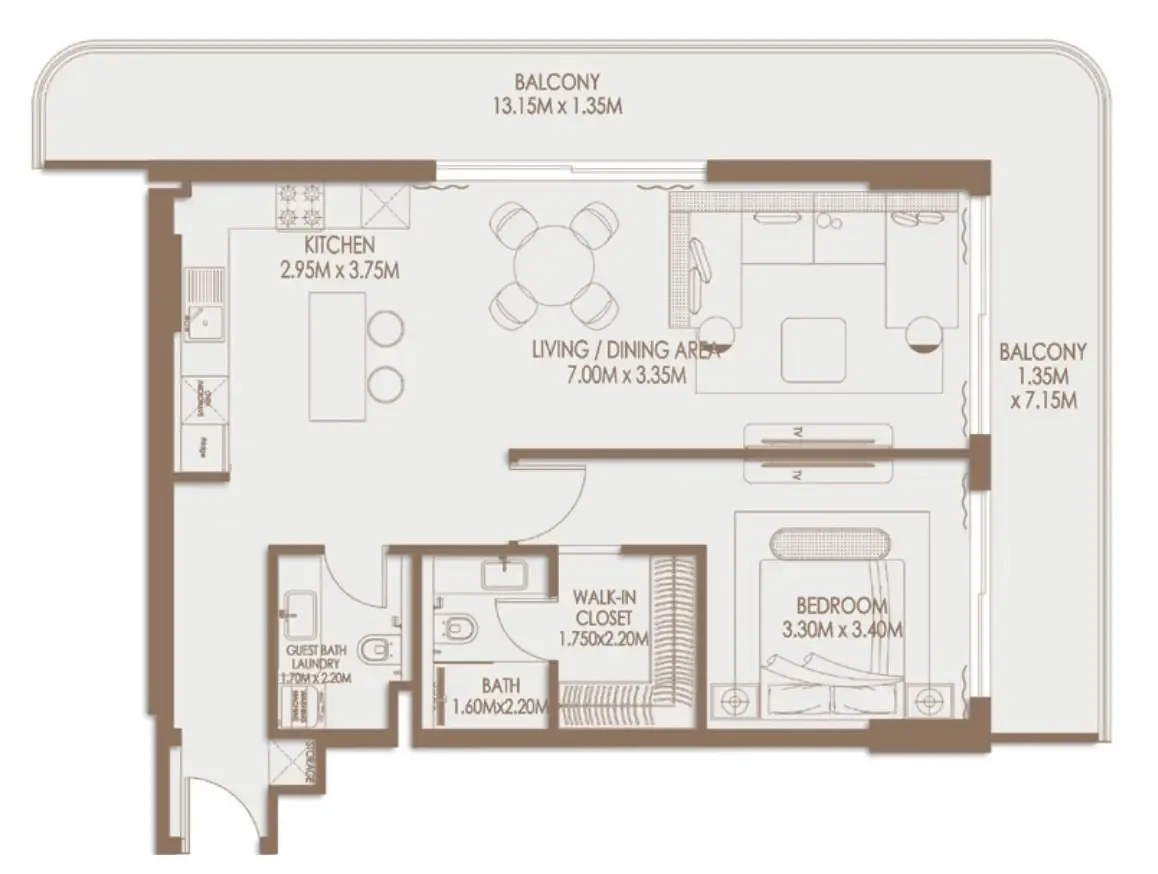 Gutti Development Veona by Gutti floor plan