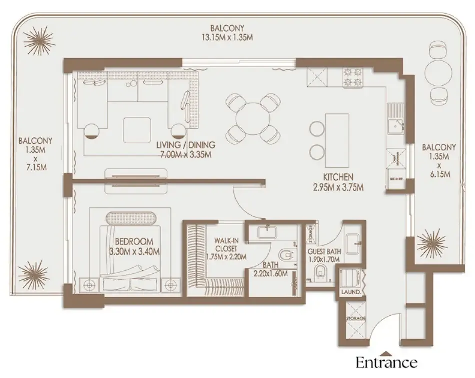 Gutti Development Veona by Gutti floor plan