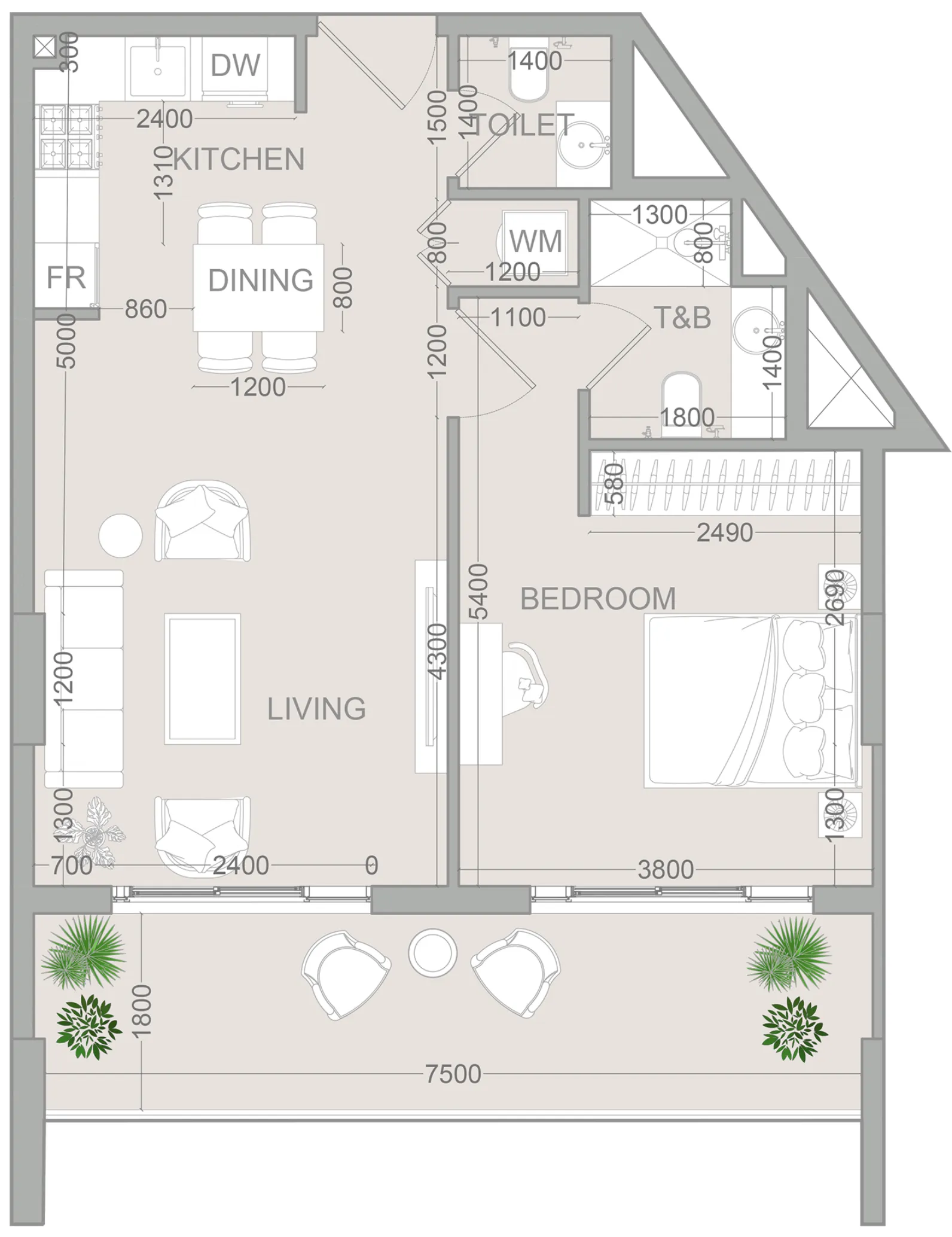 Object 1 VERDAN1A 2 floor plan
