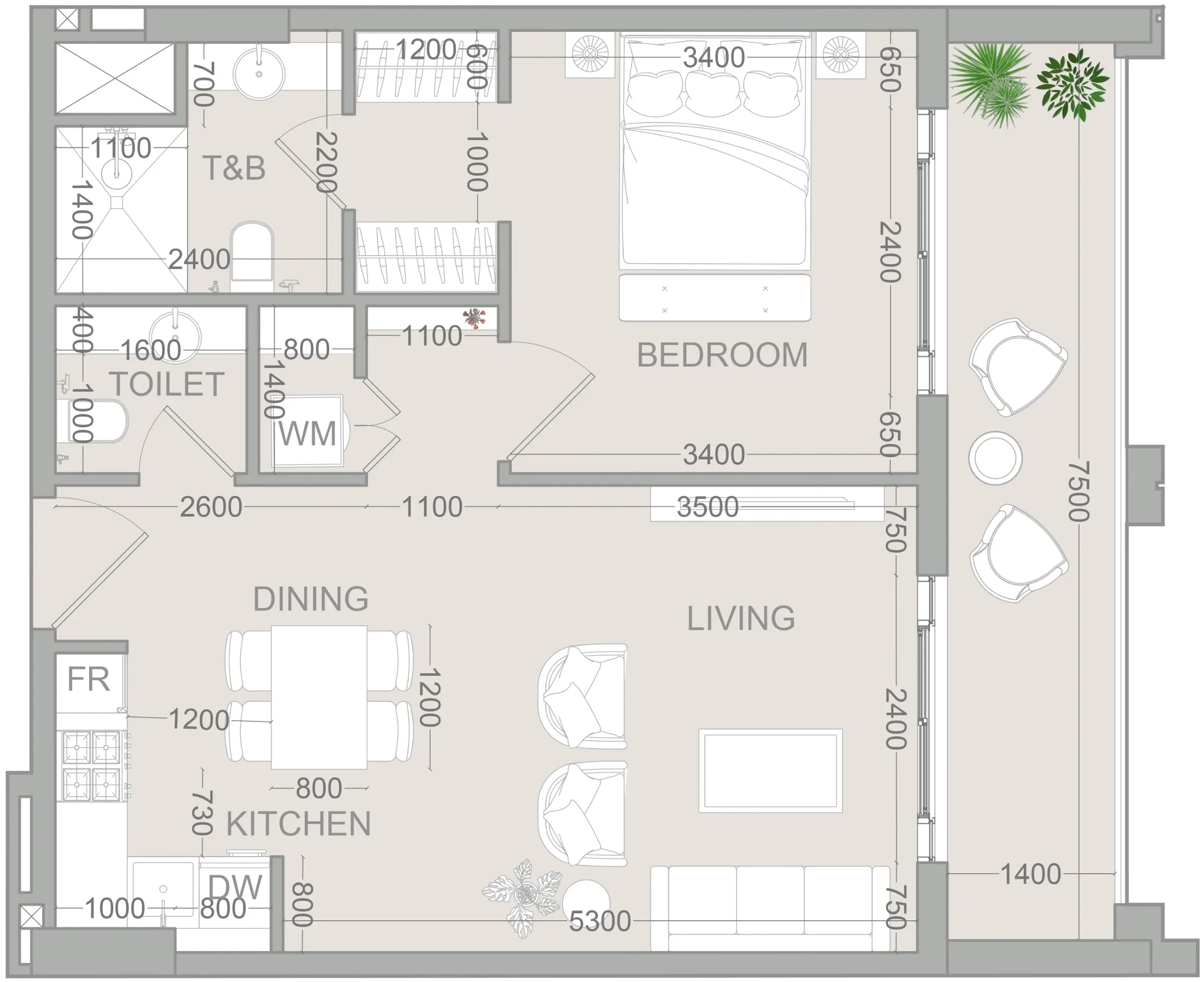 Object 1 VERDAN1A 2 floor plan