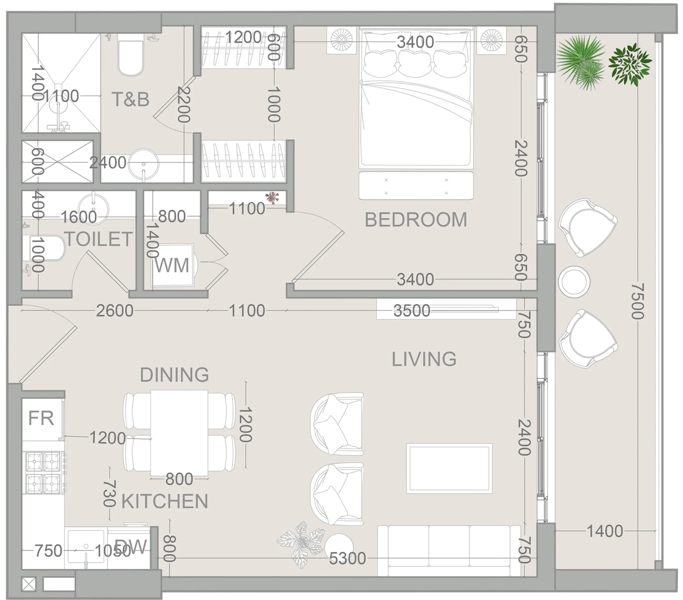 Object 1 VERDAN1A 2 floor plan