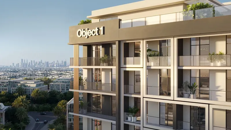 Exterior at VERDAN1A 2 in Dubai Land Residence Complex Dubai