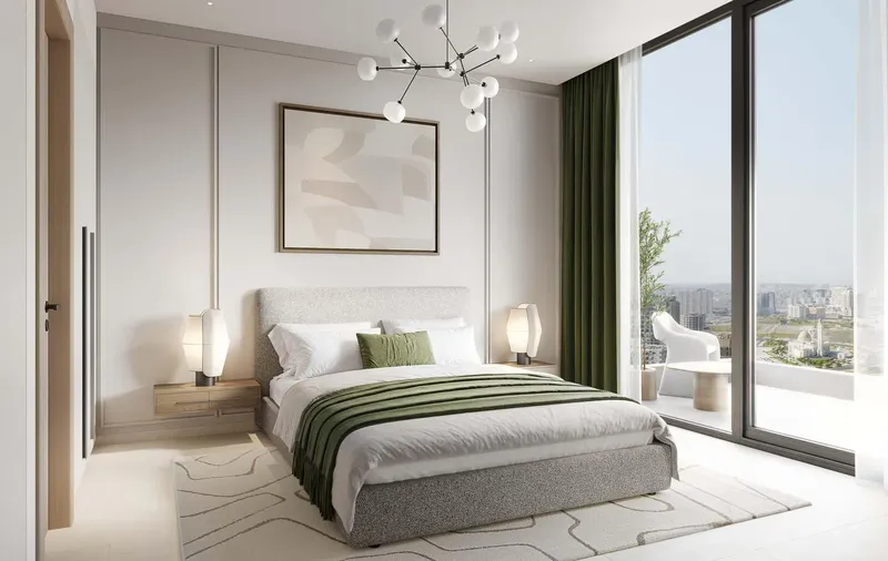 Interior at VERDAN1A 2 in Dubai Land Residence Complex Dubai