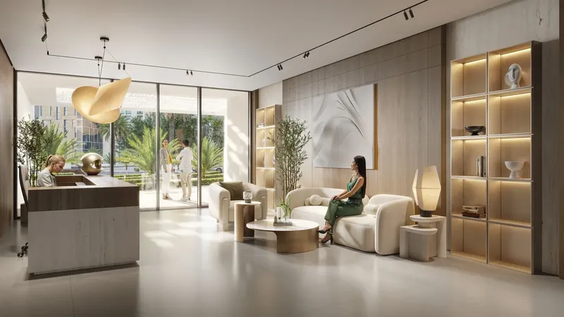 Lobby at VERDAN1A 2 in Dubai Land Residence Complex Dubai