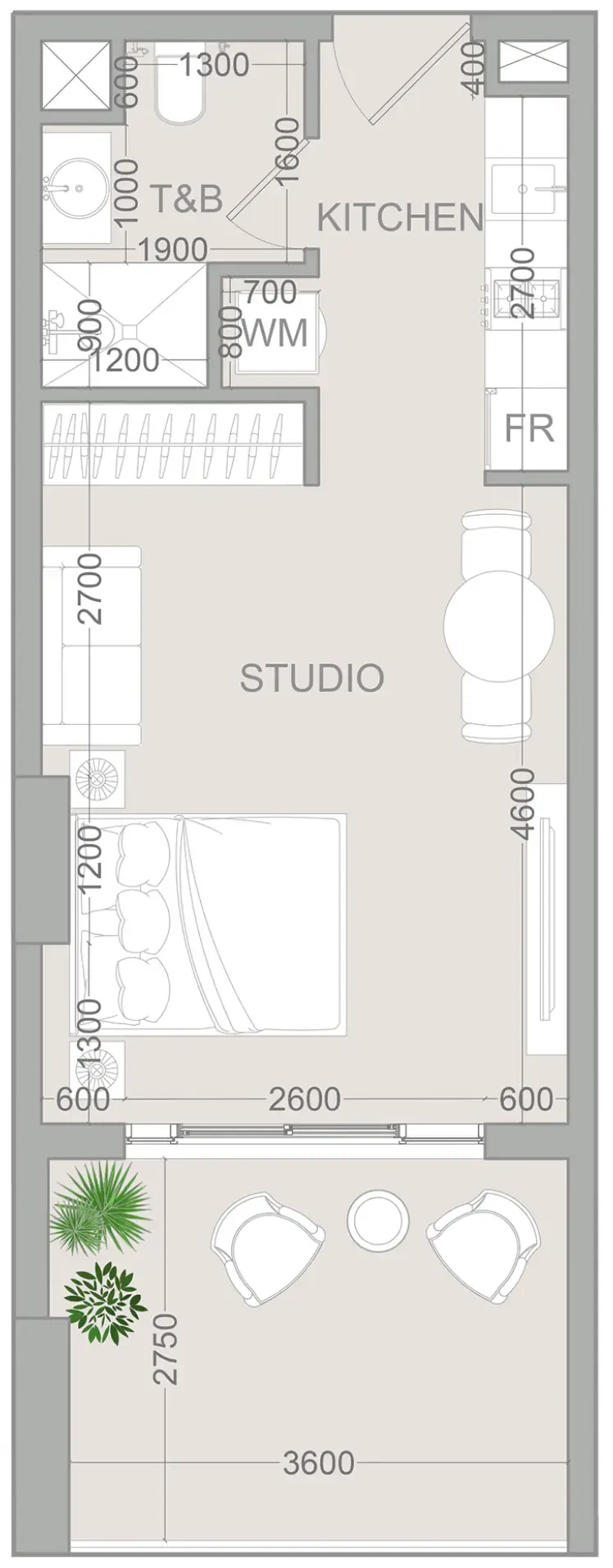 Object 1 VERDAN1A 2 floor plan