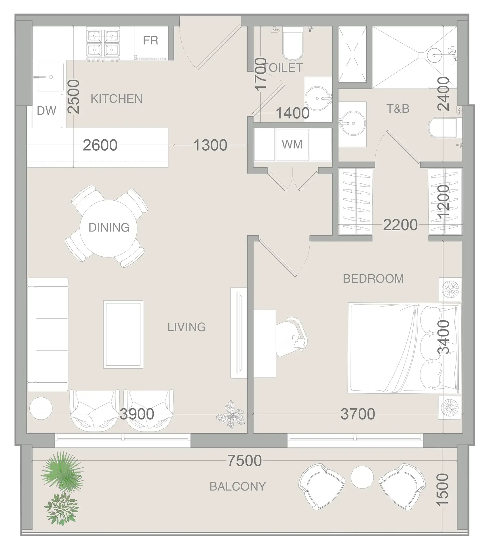 Object 1 VERDAN1A 3 floor plan