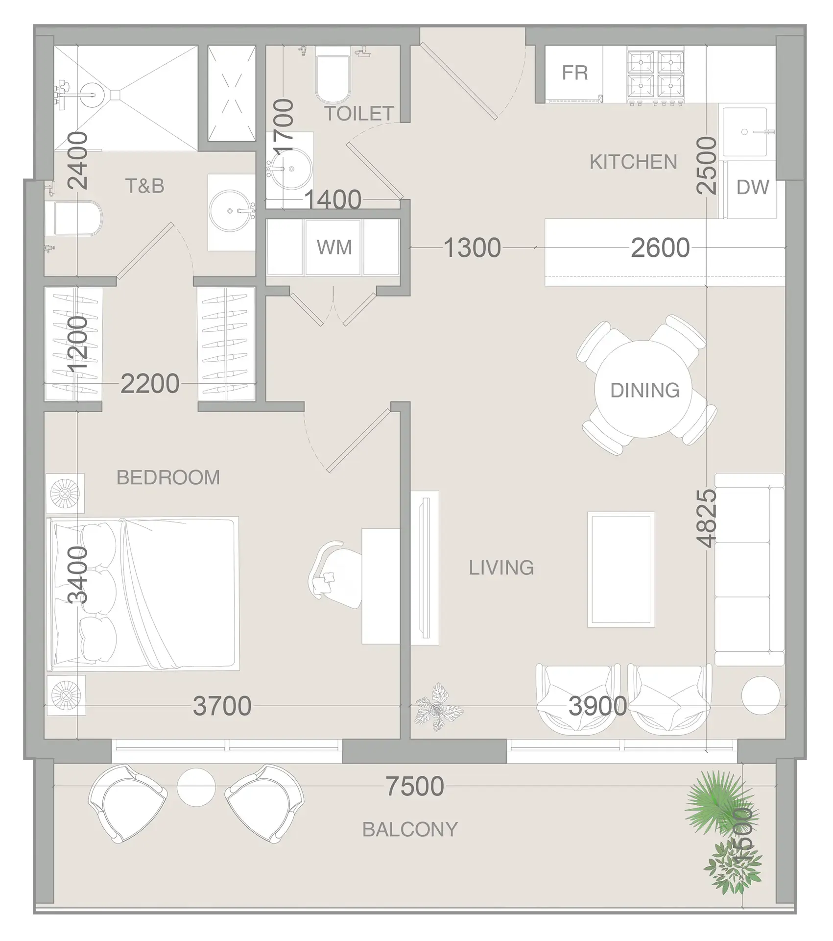 Object 1 VERDAN1A 3 floor plan