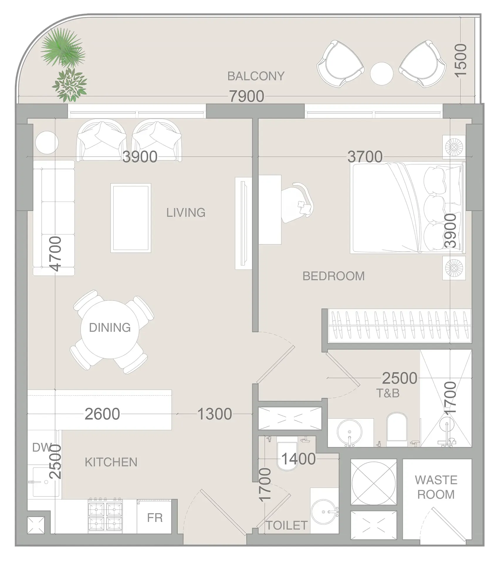 Object 1 VERDAN1A 3 floor plan