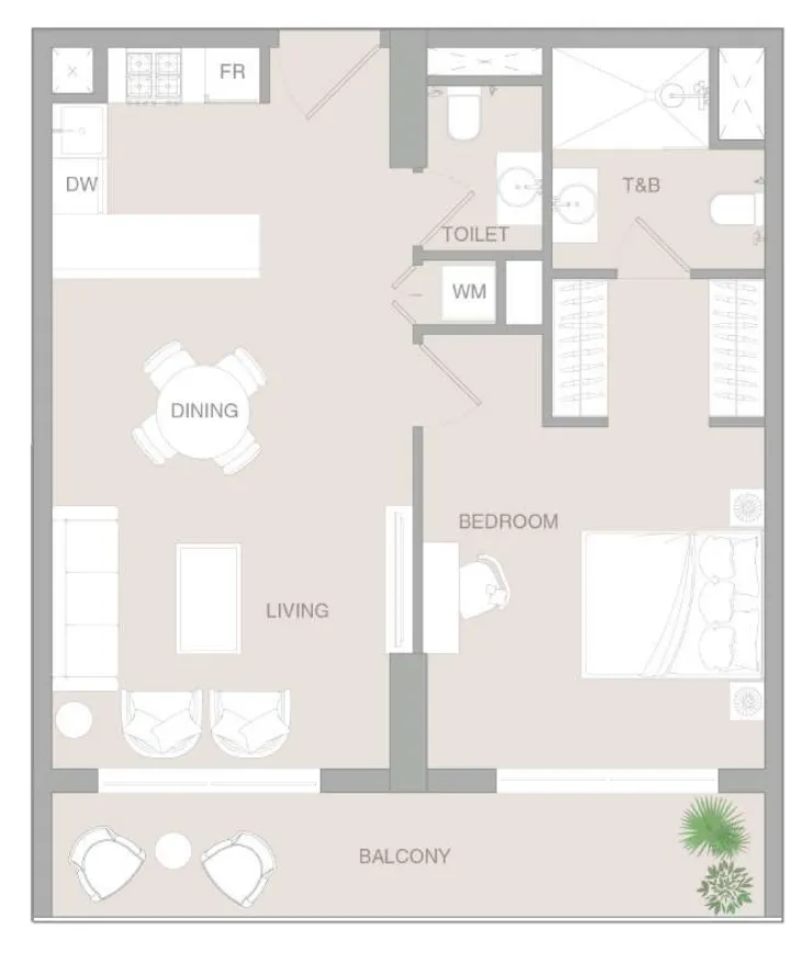 Object 1 VERDAN1A 3 floor plan