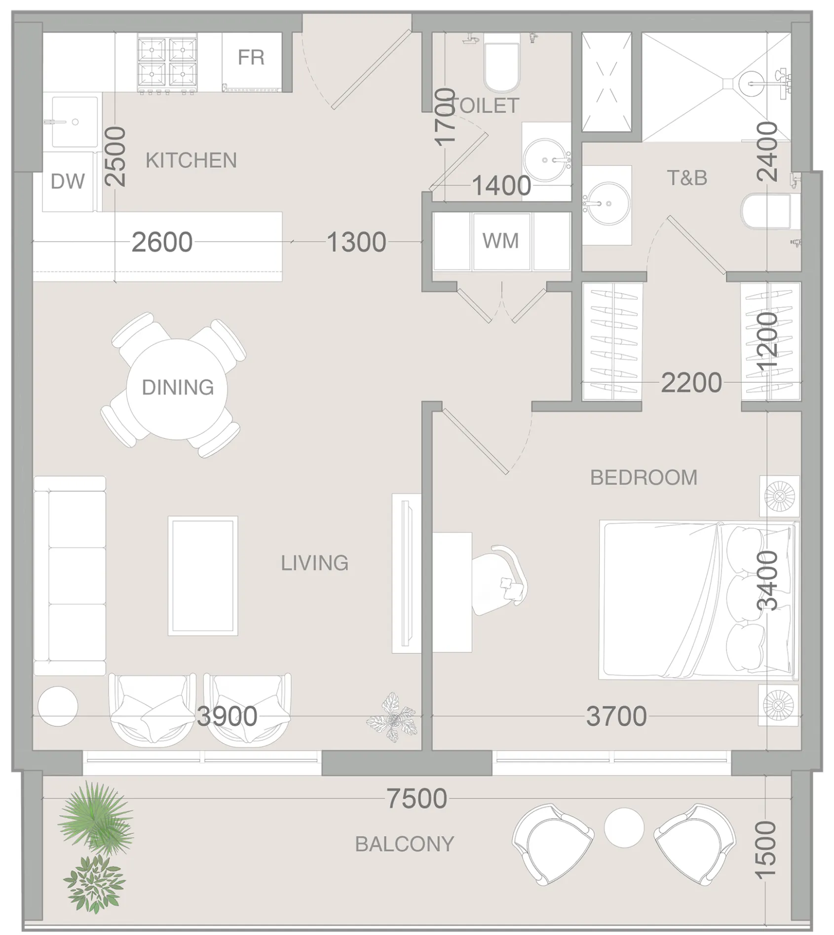 Object 1 VERDAN1A 3 floor plan