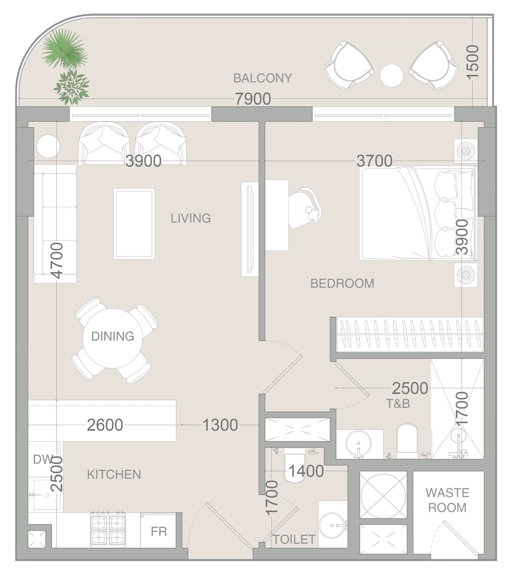 Object 1 VERDAN1A 3 floor plan