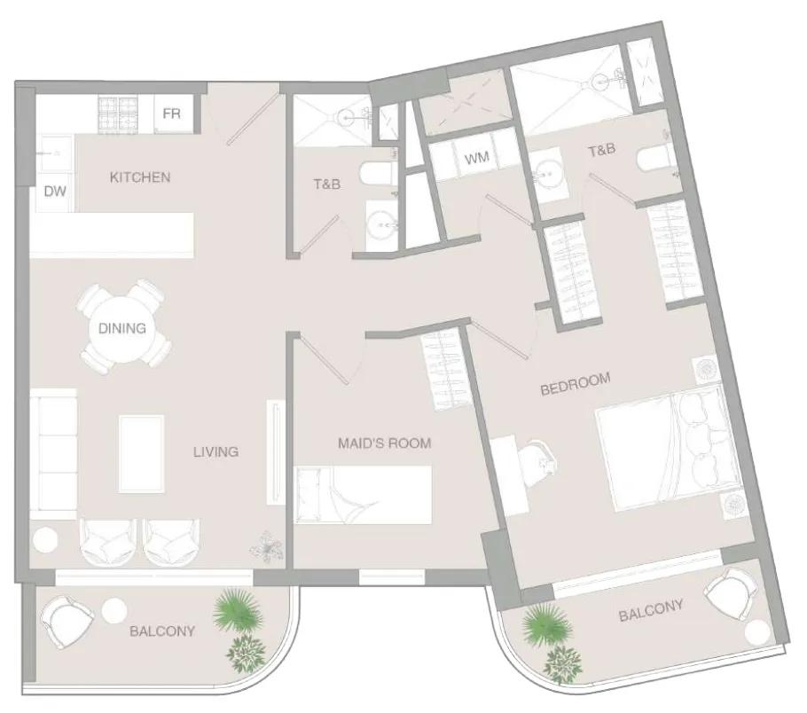 Object 1 VERDAN1A 3 floor plan