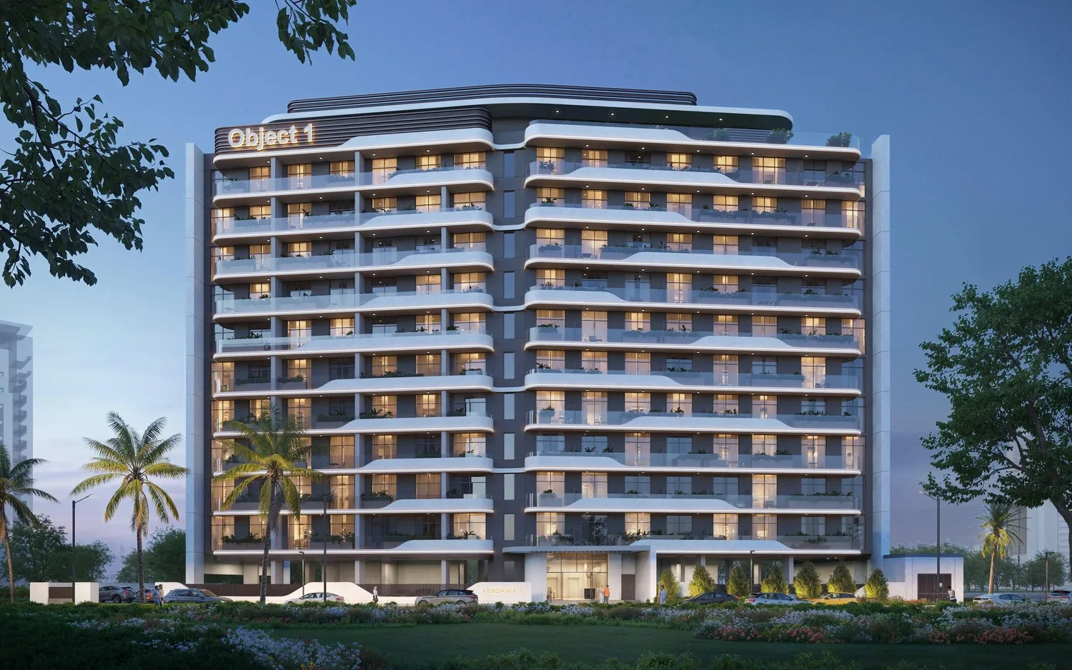 Exterior at VERDAN1A 3 in Dubailand Residence Complex Dubai