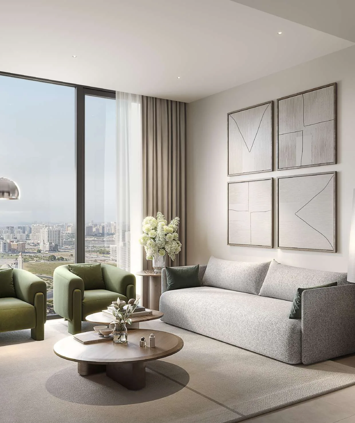 Interior at VERDAN1A 3 in Dubailand Residence Complex Dubai