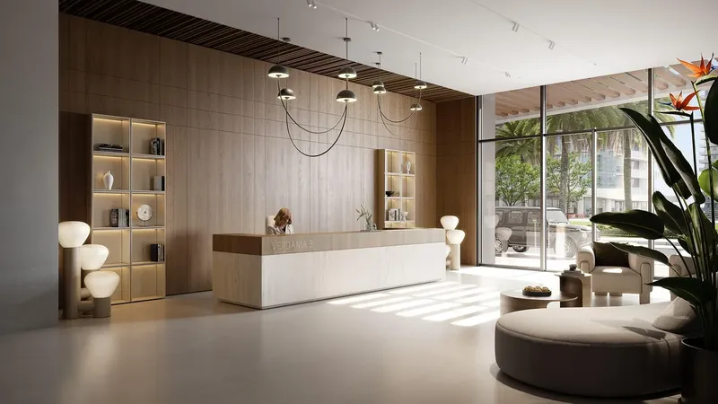 Lobby at VERDAN1A 3 in Dubailand Residence Complex Dubai