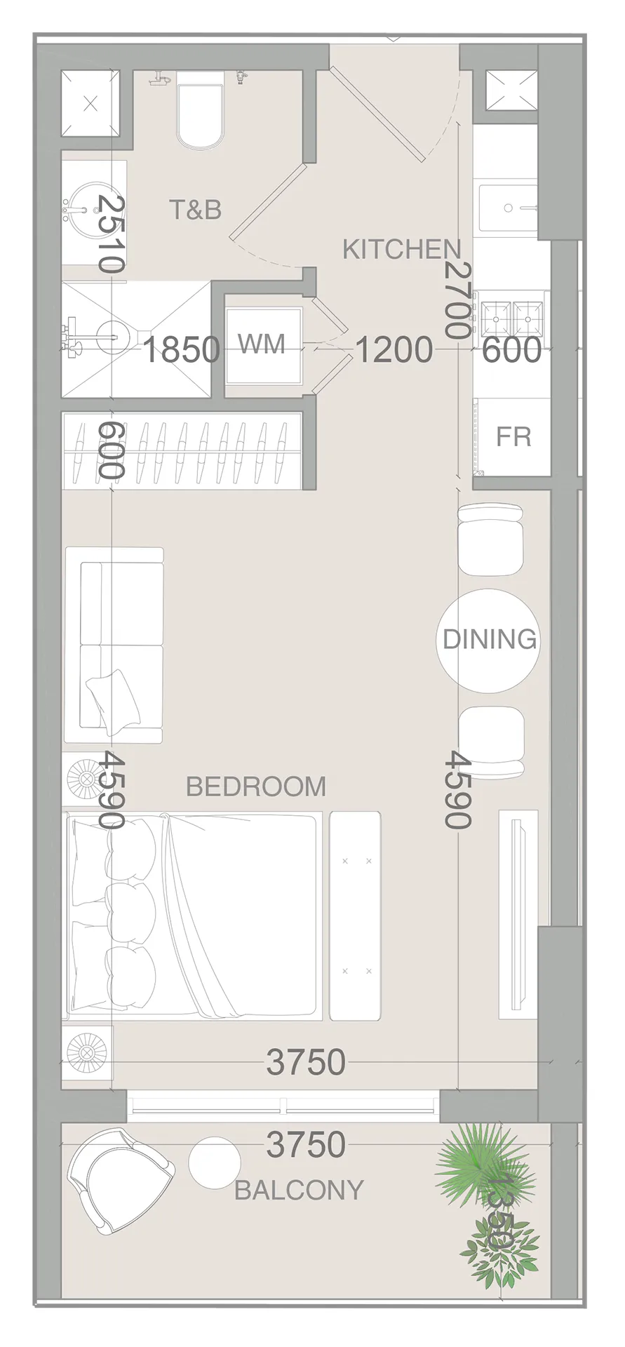 Object 1 VERDAN1A 3 floor plan