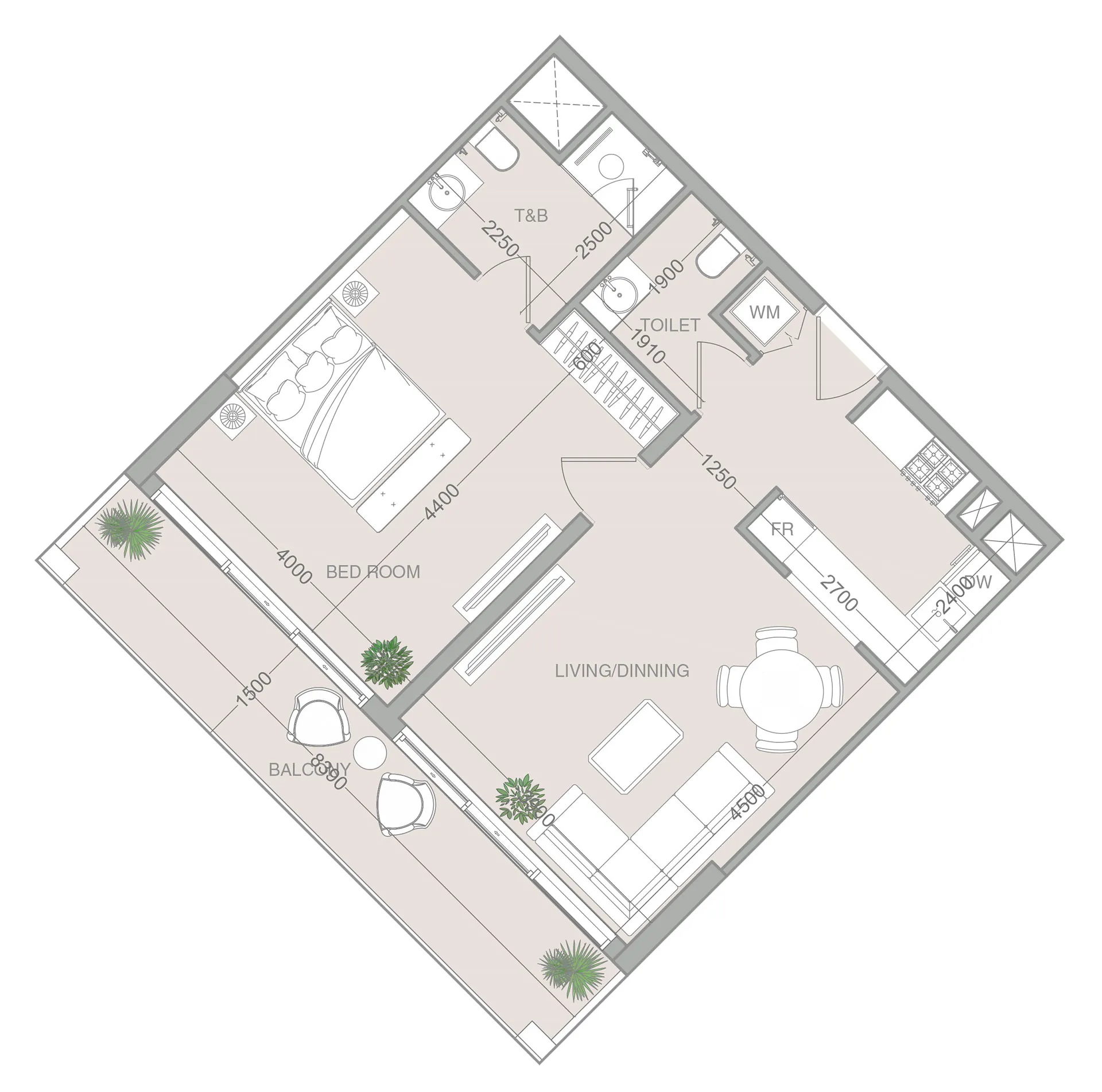 Object 1 VERDAN1A 4 floor plan