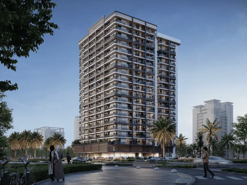 Exterior at VERDAN1A 4 in Dubailand Residence Complex Dubai