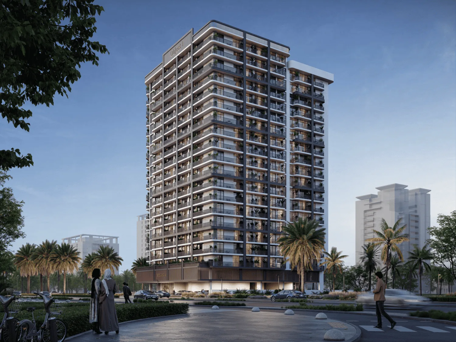 Exterior at VERDAN1A 4 in Dubailand Residence Complex Dubai
