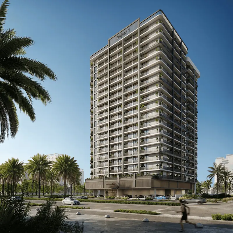 Exterior at VERDAN1A 4 in Dubailand Residence Complex Dubai