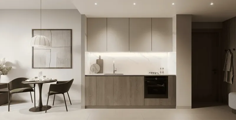 Interior at VERDAN1A 4 in Dubailand Residence Complex Dubai