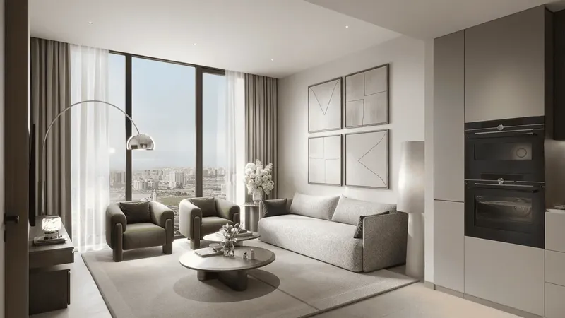 Interior at VERDAN1A 4 in Dubailand Residence Complex Dubai