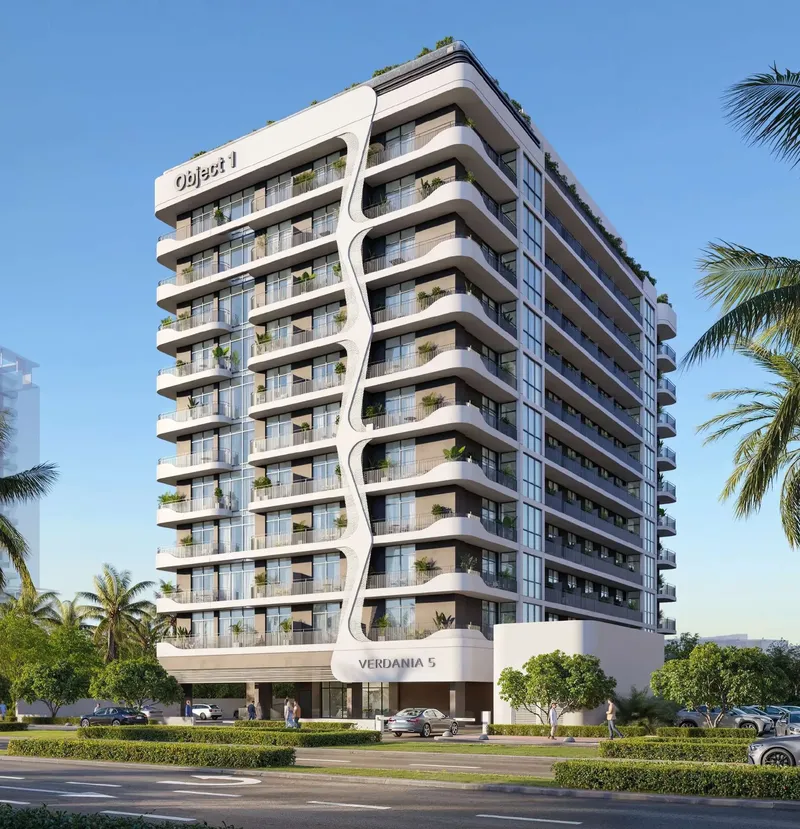 Exterior at VERDAN1A 5 in Dubai Land Residence Complex Dubai