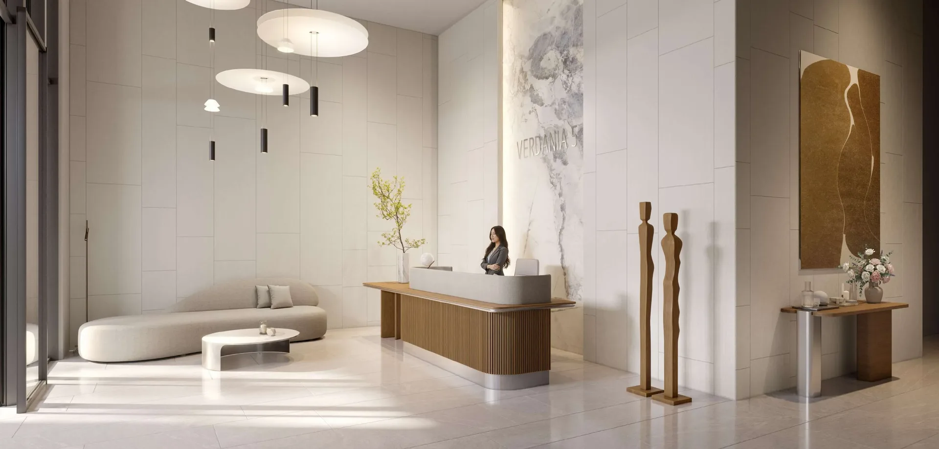 Lobby at VERDAN1A 5 in Dubai Land Residence Complex Dubai
