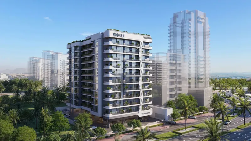 Exterior at VERDAN1A 5 in Dubai Land Residence Complex Dubai