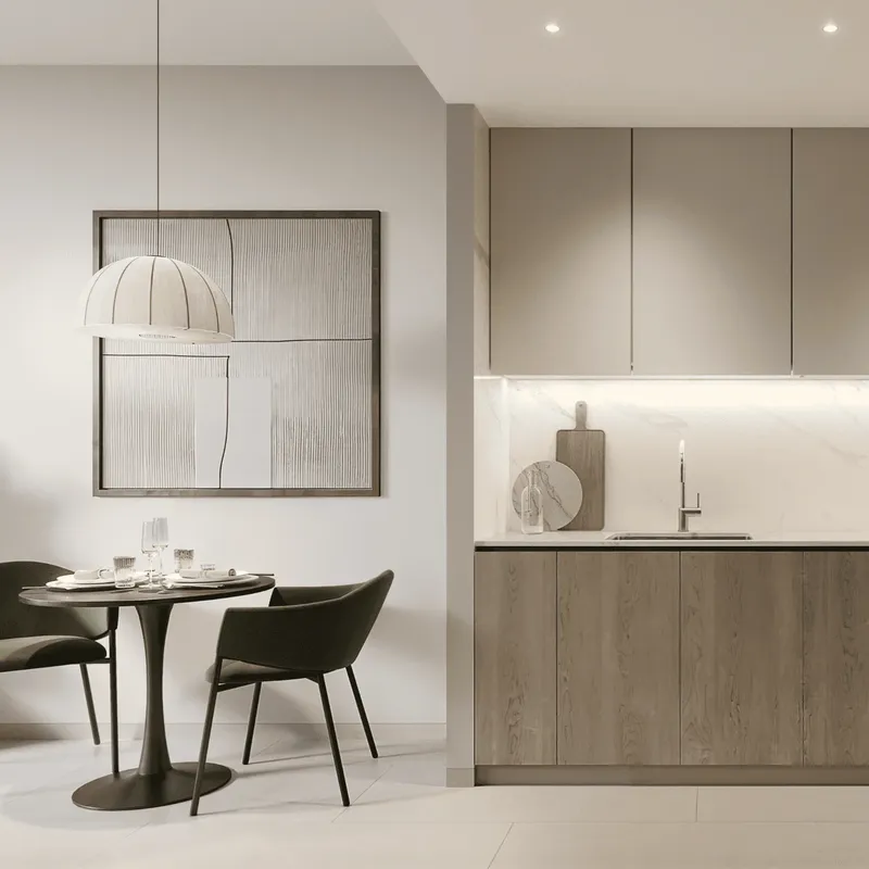 Interior at VERDAN1A in Dubailand Residence Complex Dubai