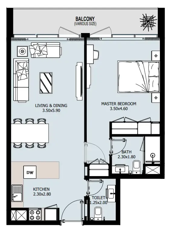 Reportage Properties Verdana IX floor plan