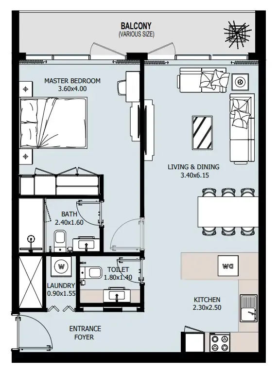 Reportage Properties Verdana IX floor plan