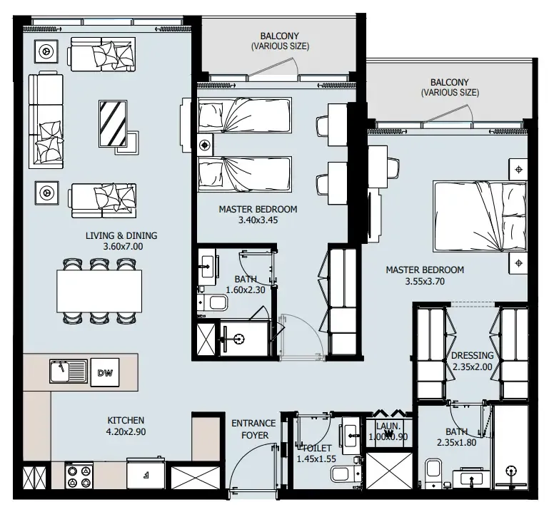 Reportage Properties Verdana IX floor plan