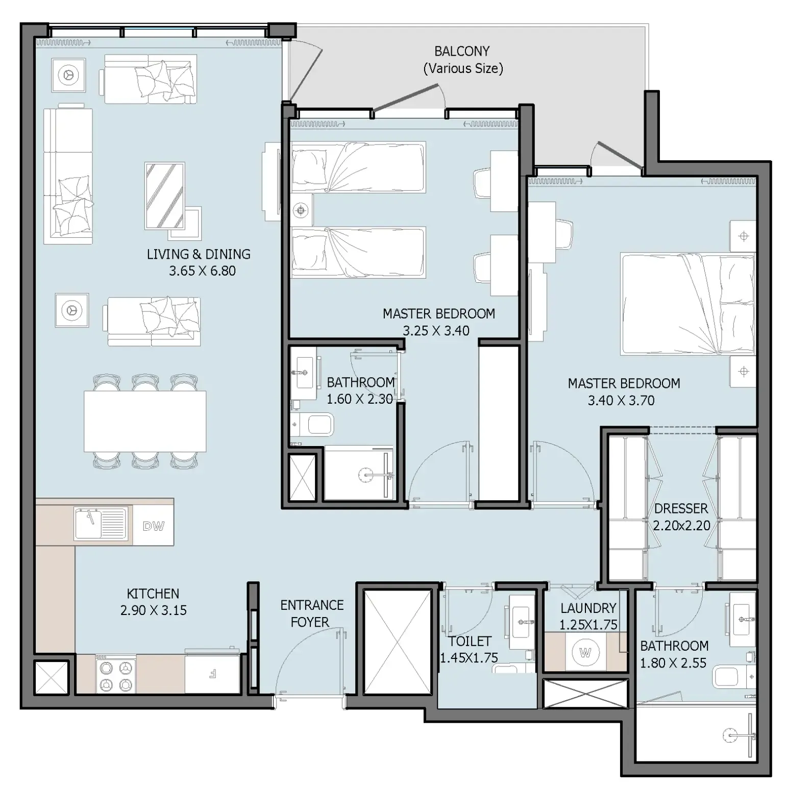 Reportage Properties Verdana VIII floor plan