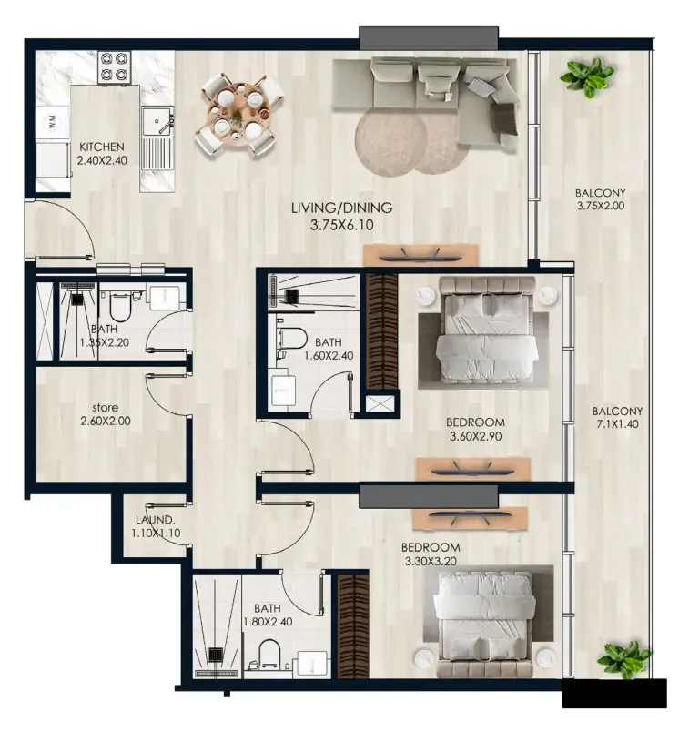 Vision Developments Verde by Vision floor plan