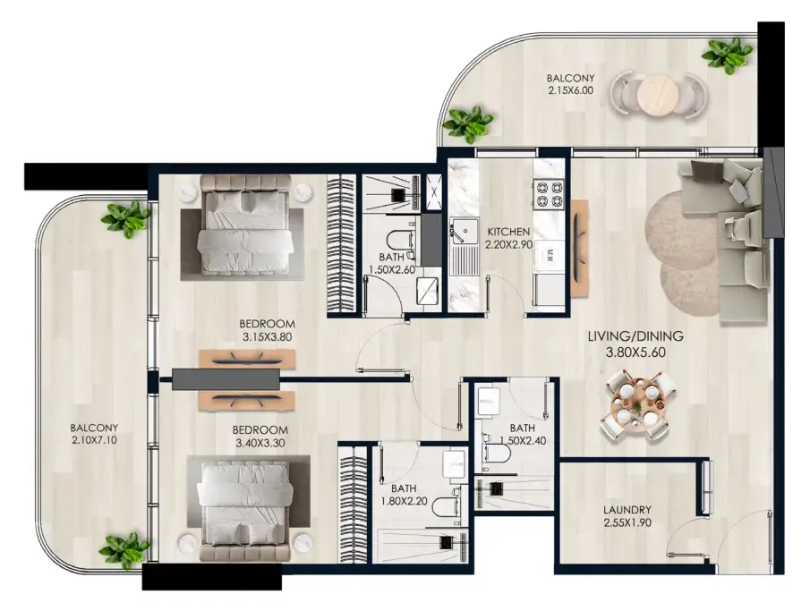 Vision Developments Verde by Vision floor plan